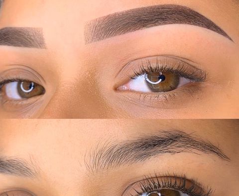 ombre powder brows